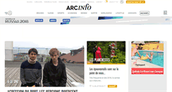 Desktop Screenshot of galerie.arcinfo.ch